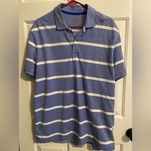 St. John’s Bay blue striped polo-size large-like new